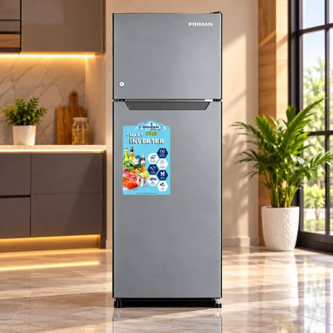 FIRMAN FRI-170TM Inverter Fridge – 170L, Grey