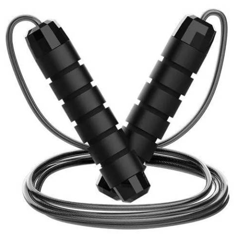 Adjustable Steel Wire Jump Rope – Non-Slip Foam Handles for Cardio & Fitness